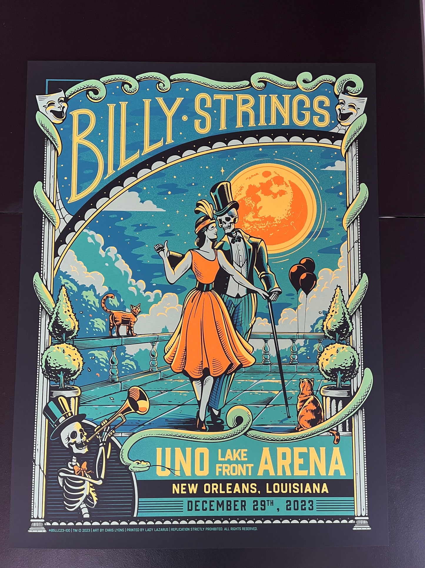 Billy Strings - 18x24 NYE (12/29/23) Gig Poster