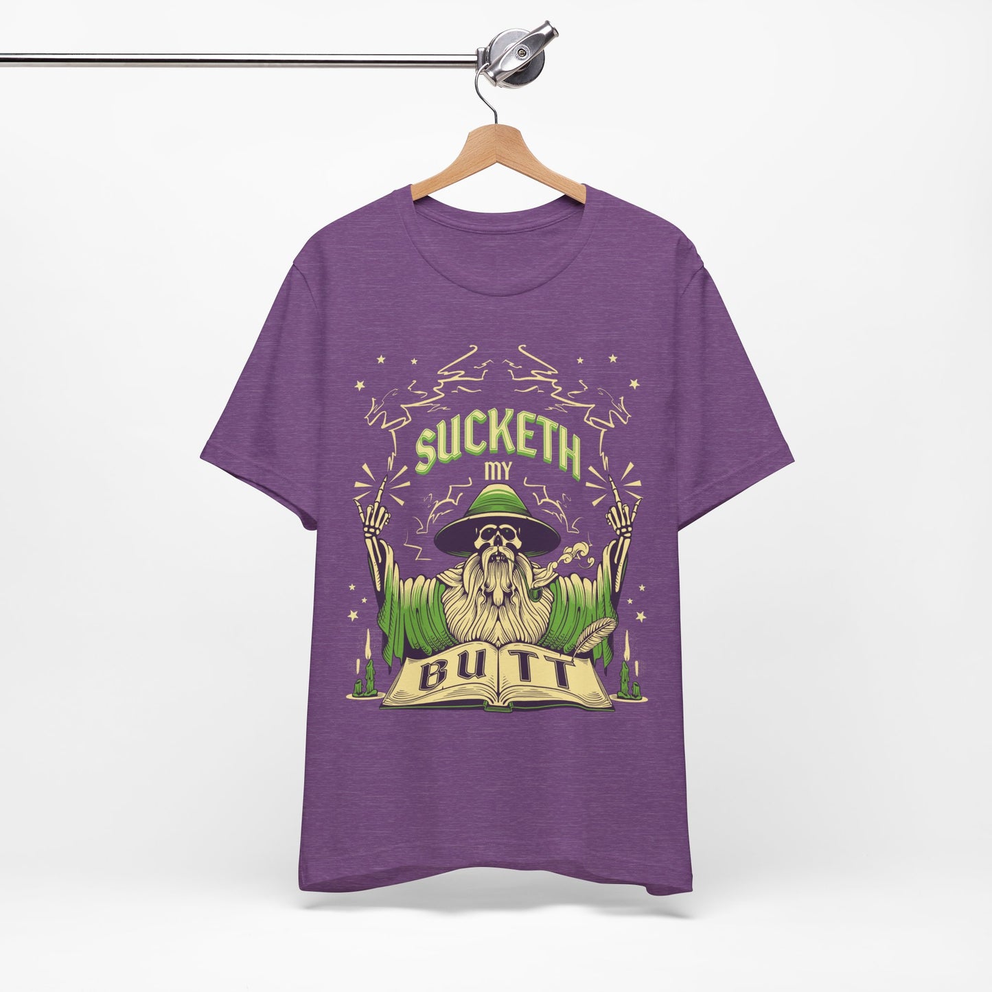 SUCKETH MY BUTT Unisex Jersey Short Sleeve Tee