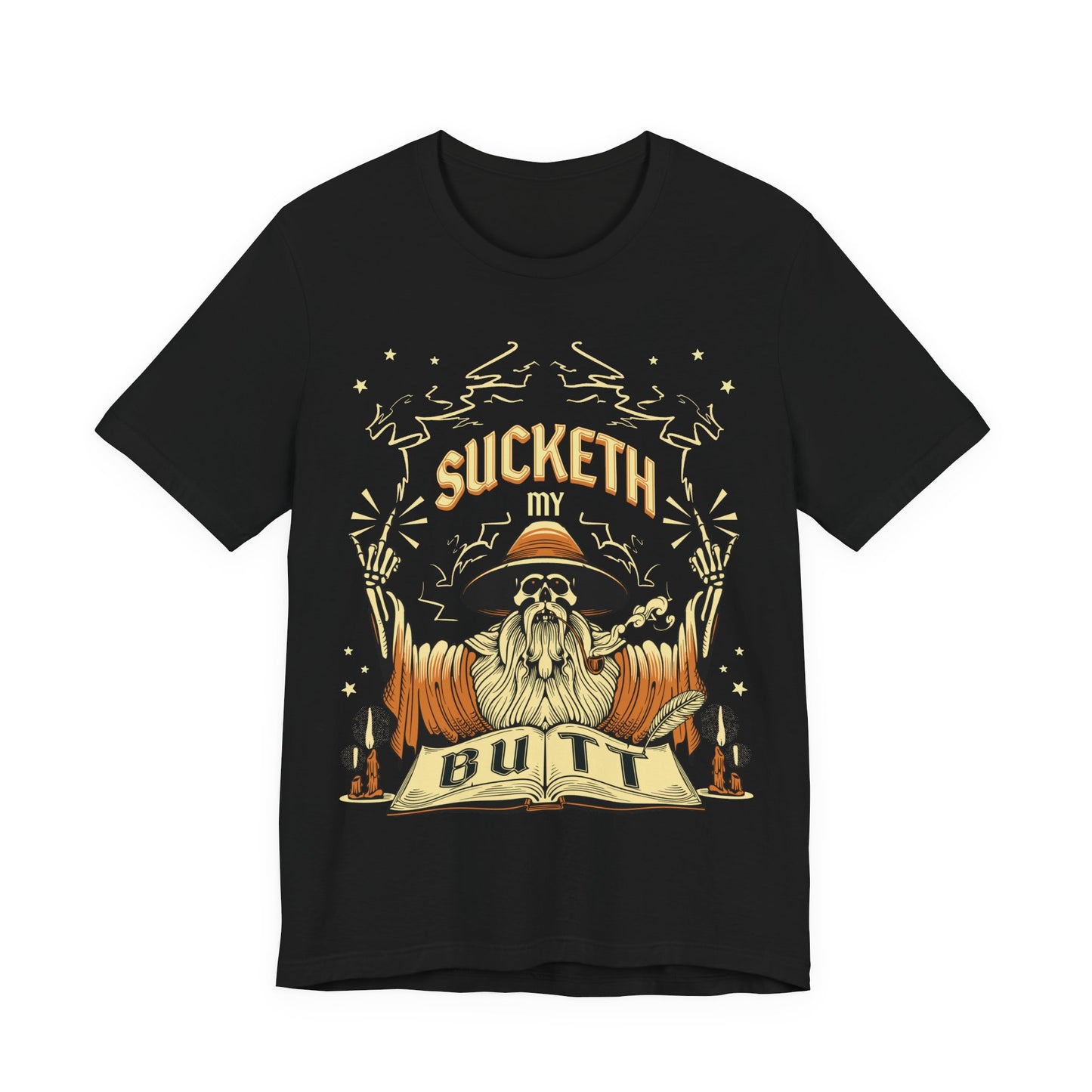 SUCKETH MY BUTT Unisex Jersey Short Sleeve Tee