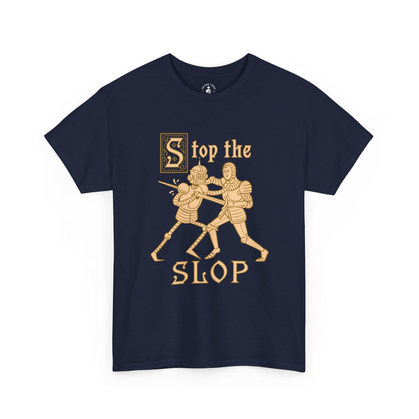 Stop The Slop (Borderless) - Unisex Heavy Cotton Tee
