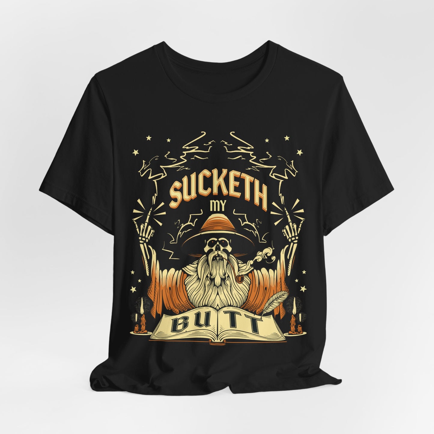 SUCKETH MY BUTT Unisex Jersey Short Sleeve Tee
