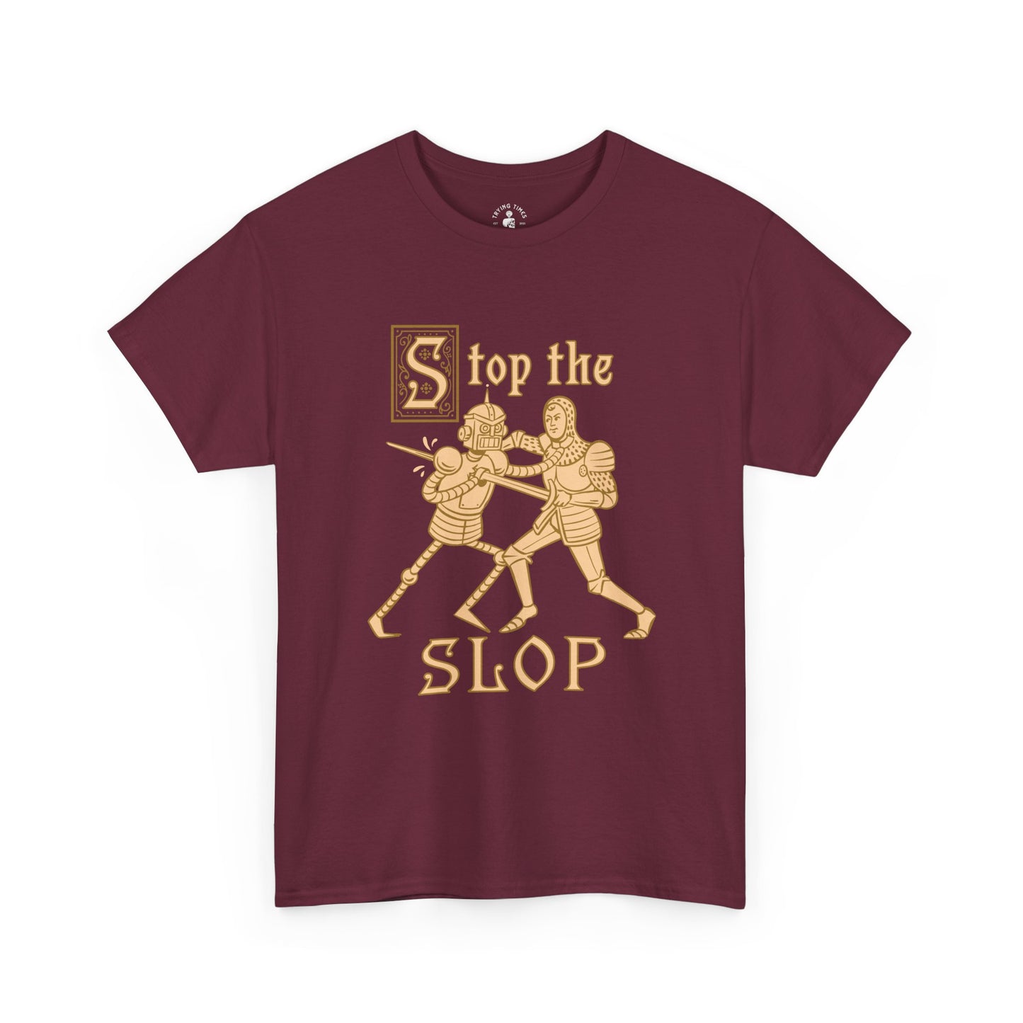 Stop The Slop (Borderless) - Unisex Heavy Cotton Tee