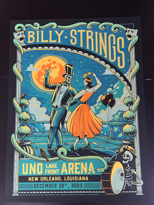 Billy Strings -  18x24  NYE (12/30/23) Gig Poster
