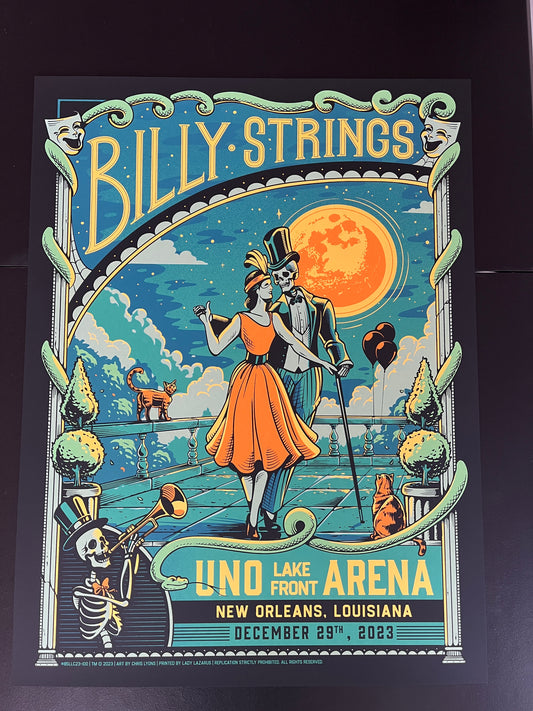 Billy Strings -  18x24  NYE (12/29/23) Gig Poster